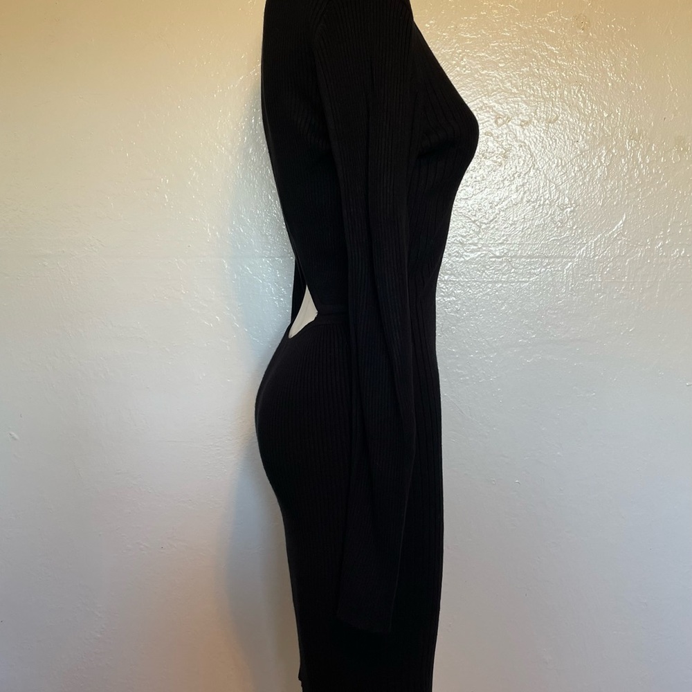 Express v-neck long sleeve dress